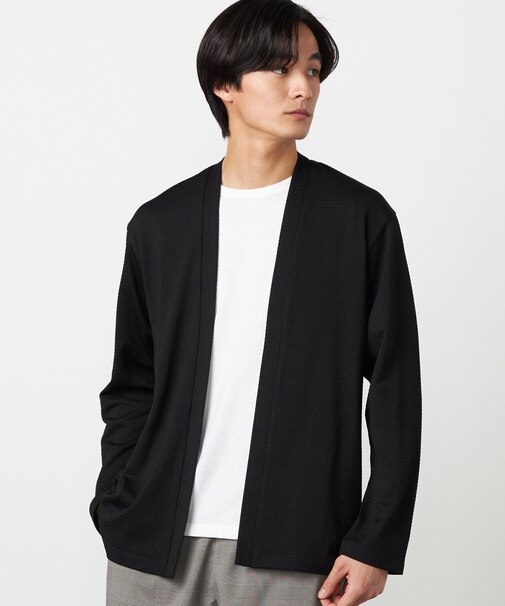 【セットアイテム】ボタンレスカーディガン+Tシャツ