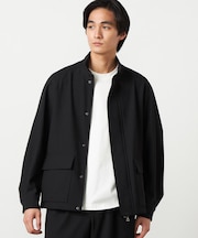 【セットアップ対応】EVALET  ポリエステル ブッチャー スイングトップ ブルゾン