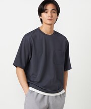 【吸水速乾】フェイクレイヤードTシャツ