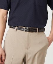 二点尾錠 メッシュベルト