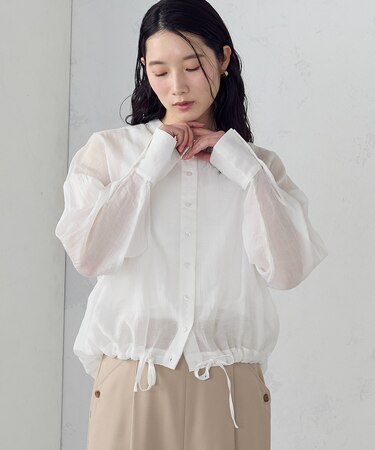 【セットアイテム】シアーシャツ+タンクトップ