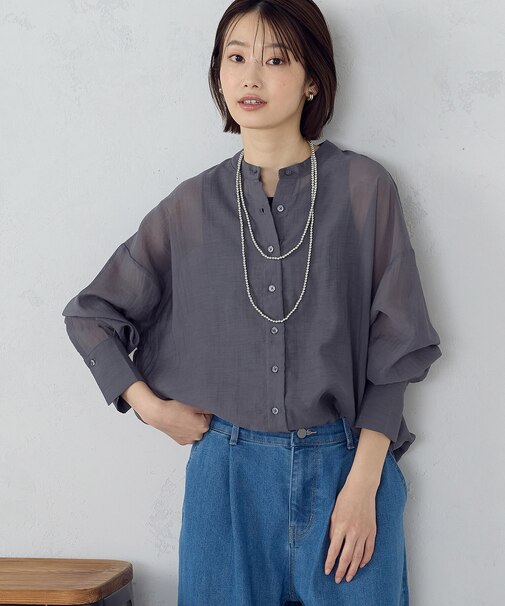 【セットアイテム】シアーシャツ+タンクトップ