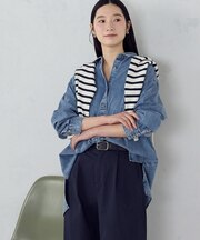 ビッグダンガリーシャツ