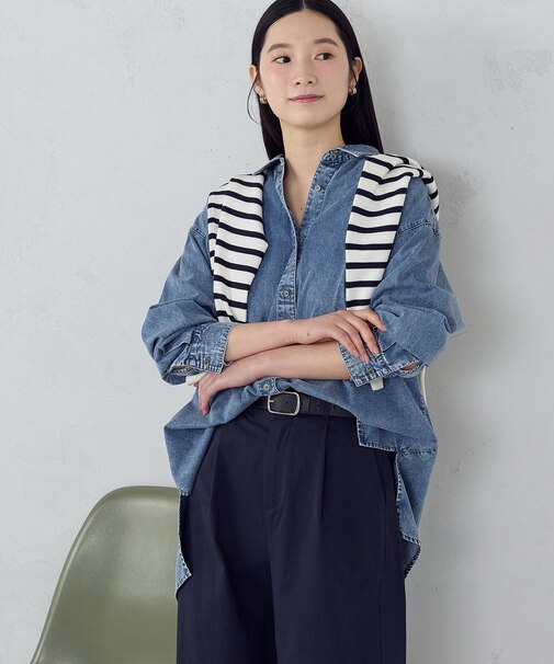 ビッグダンガリーシャツ