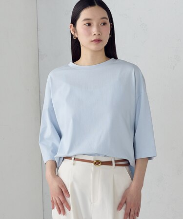 【接触冷感】7分袖 カットソー