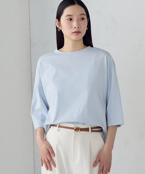 【接触冷感】7分袖 カットソー