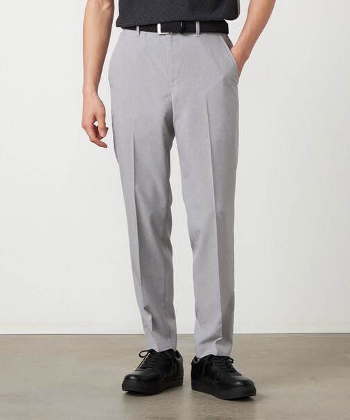 ライトウエイトポリエステル テーパードスラックス