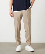 ライトウエイトポリエステル テーパードスラックス