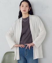【接触冷感・UVカット・防シワ】夏定番の着流しカーディガン