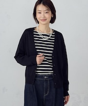 【ウォッシャブル・UVカット】ベーシック カーディガン