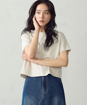 ボックスシルエット クロップド丈Ｔシャツ