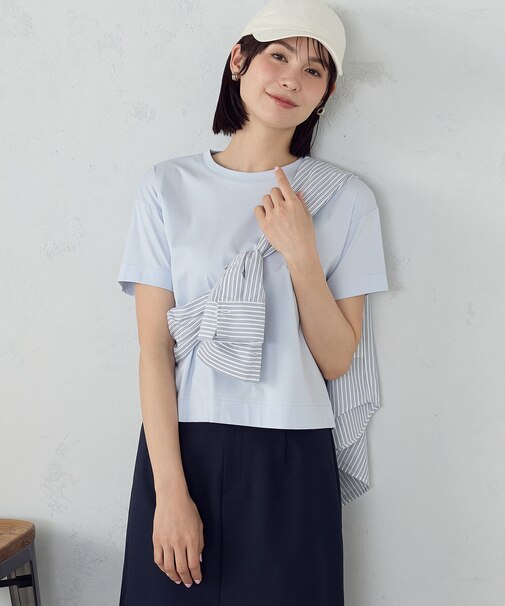 ボックスシルエット クロップド丈Ｔシャツ