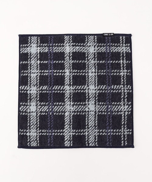 チェック柄 タオルハンカチ｜コムサイズムの通販｜&mall（アンドモール
