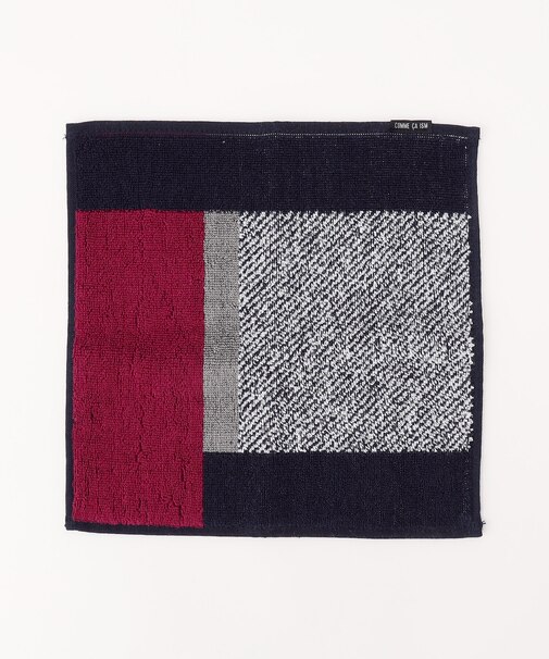 カラーパネル柄 タオルハンカチ