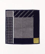 パターンパネル柄 タオルハンカチ