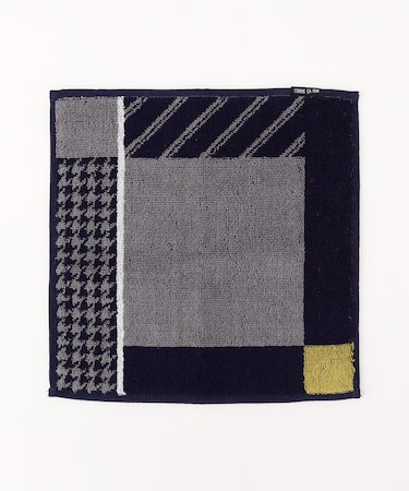 パターンパネル柄 タオルハンカチ