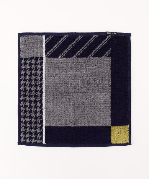 パターンパネル柄 タオルハンカチ