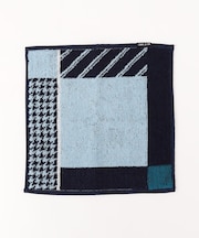 パターンパネル柄 タオルハンカチ