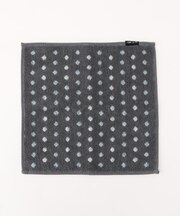 配色ドット柄 タオルハンカチ