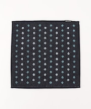 配色ドット柄 タオルハンカチ