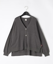 コットンリネン ニットカーディガン