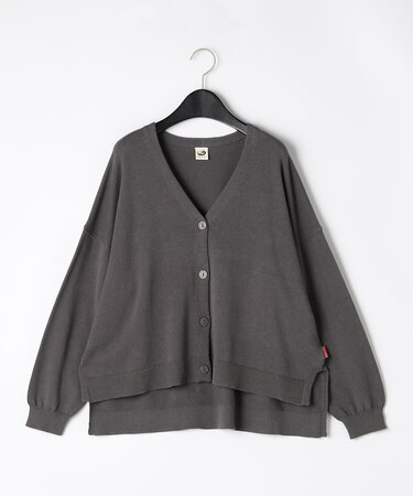 コットンリネン ニットカーディガン