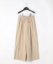 シャンブレー ワイドストライプパンツ