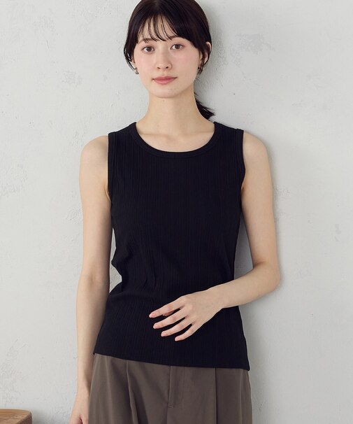 ランダム リブタンクトップ