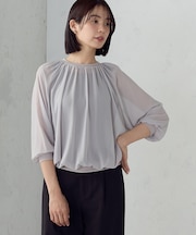 【セットアイテム】ギャザーブラウス+タンクトップ