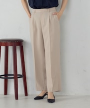 【ＵＶカット・吸汗速乾・接触冷感】ki re ri ポリエステルストレッチドライツイル ストレートパンツ/セットアップ対応