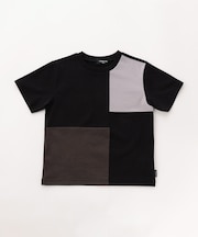 ブロッキング 半袖 Tシャツ