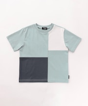 ブロッキング 半袖 Tシャツ