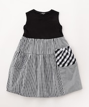 ギンガムチェック バルーンワンピース