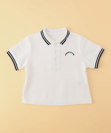鹿の子ライン入り ポロシャツ(ベビーサイズ)