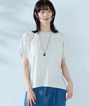 【接触冷感】バックタック Tシャツ