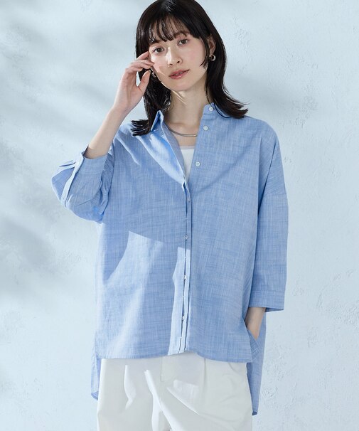 シャンブレーシャツ