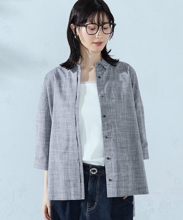 シャンブレーシャツ