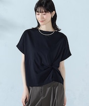 【接触冷感】ツイストタック Tシャツ　