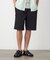ポリエステルツイル ワンタックショートパンツ