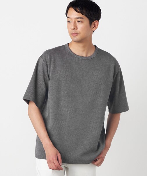 チェックジャガードＴシャツ