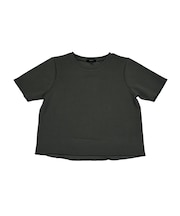 クルーネック ストレッチプリーツTシャツ / セットアップ対応