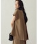 【セットアップ対応】シフォンジョーゼット バックプリーツブラウス