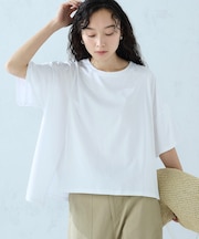 【抗菌防臭・接触冷感】アシンメトリーTシャツ