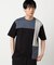 【接触冷感】USAコットン ブロッキングTシャツ