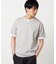 【接触冷感】USAコットン フェイクレイヤード キーネックTシャツ
