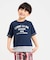 箔プリント 半袖Tシャツ
