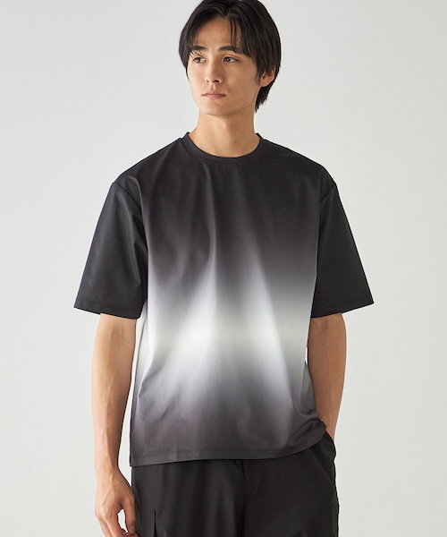 グラデーションプリント Tシャツ｜コムサイズムの通販｜&mall（アンド