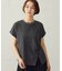 【接触冷感】アシンメトリータックTシャツ