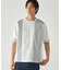 ストライプ ブロッキングTシャツ