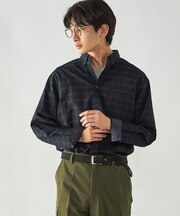 播州織 ボタンダウンシャツ